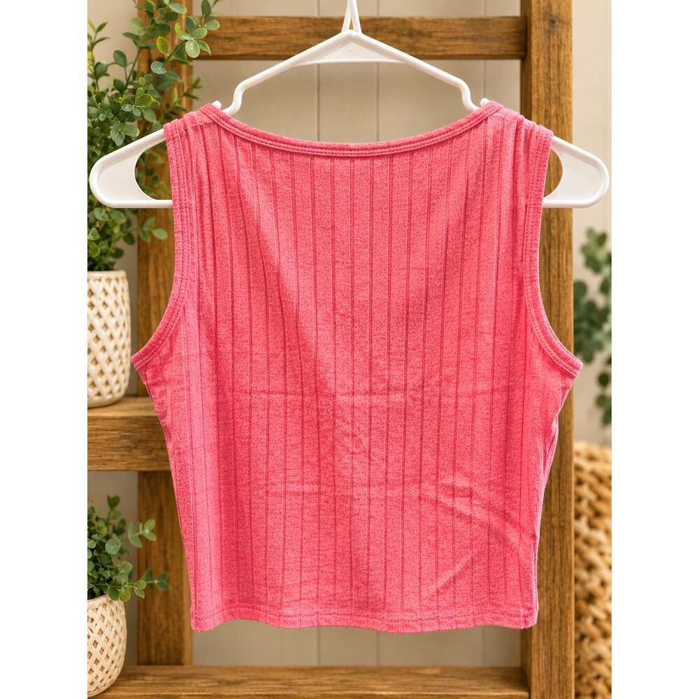 Zenana Ribbed Tank Top - Picture 4 of 4